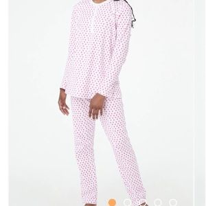 Roller Rabbit heart pajamas small